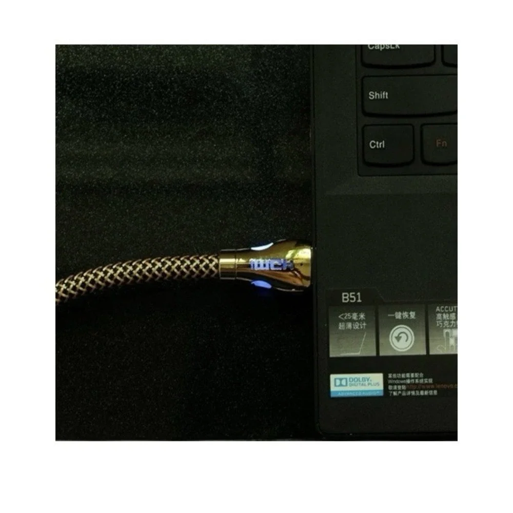 XSUID HDMI 2.0 Cable 3M 4K 60Hz LED Braided Gold Plated High Speed 30AWG Cord